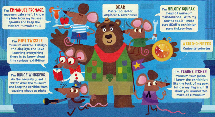 Yoyo Bear Curious Quest Museum Mice